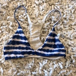 Acacia Blue Tie-Dye Bikini Top